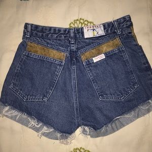 ✨WESTERN STYLE DENIM/LEATHER SHORTS